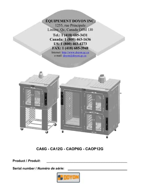 Doyon CA6XG