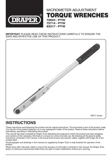 Draper Expert 83317