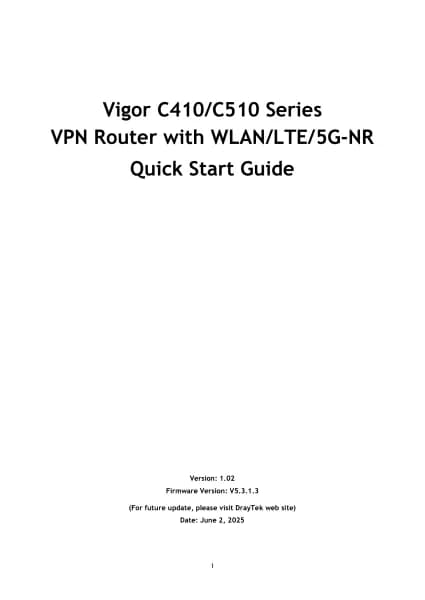 Draytek Vigor C510