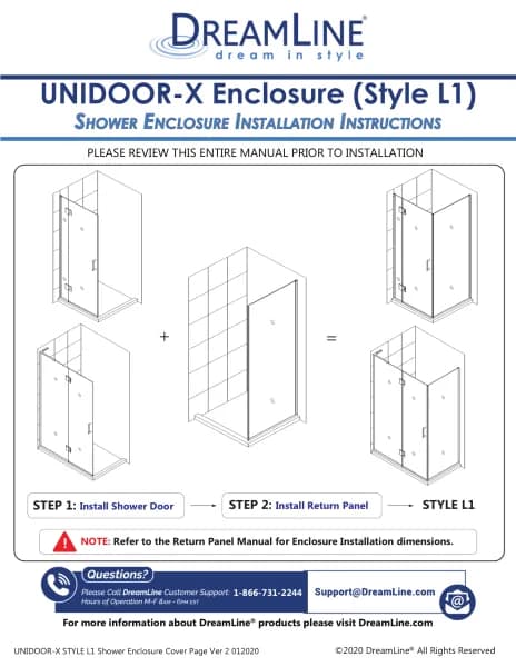 DreamLine Unidoor-X E12830-04