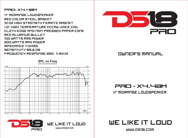 DS18 PRO-X4.4BM