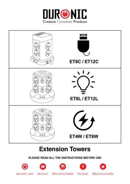 Duronic ET8W