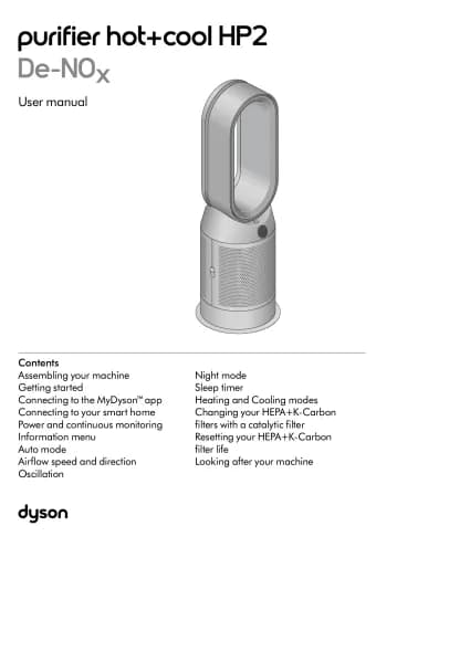 Dyson Purifier Hot+Cool HP2