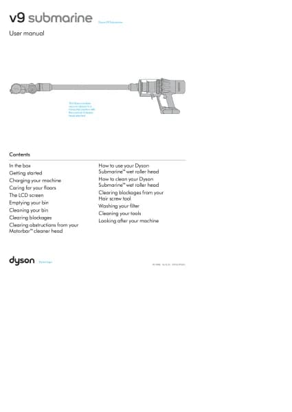 Dyson V9 Submarine
