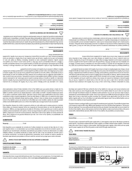 EarthQuaker Devices One To Four Splitter
