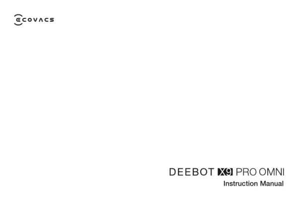 Ecovacs DEEBOT X9 PRO OMNI
