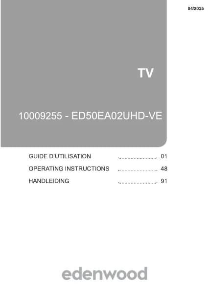 Edenwood ED50EA02UHD-VE
