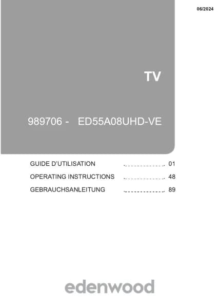 Edenwood ED55A08UHD-VE