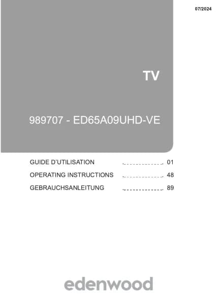 Edenwood ED65A09UHD-VE