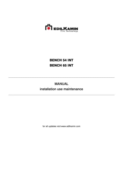 Edilkamin BENCH 65 INT