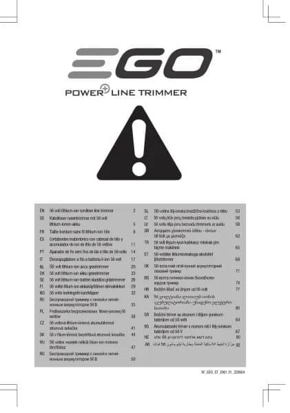 EGO Power+ ST1511E-T