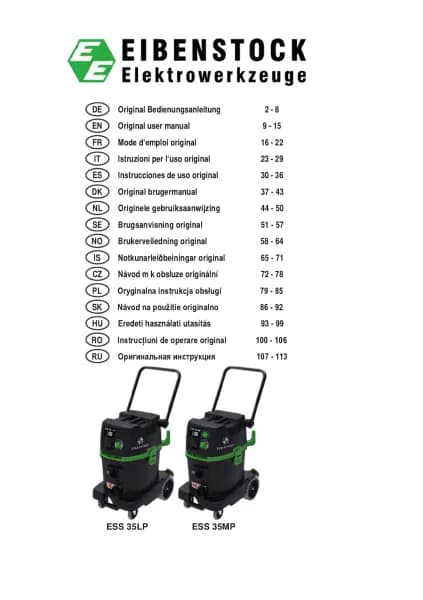 Eibenstock ESS 35LP