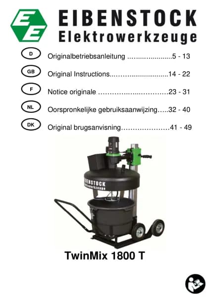 Eibenstock TwinMix 1800 T