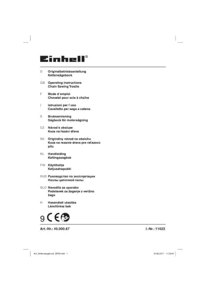 Einhell 45.000.67