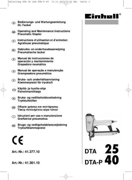 Einhell DTA-P.40