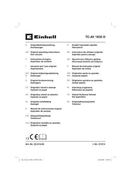 Einhell TC-AV 1830 D