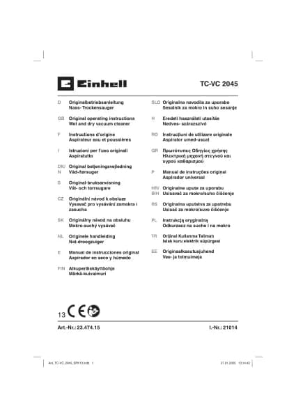 Einhell TC-VC 2045