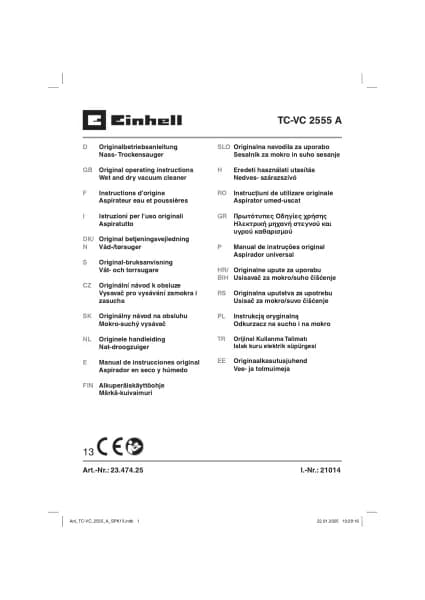 Einhell TC-VC 2555 A