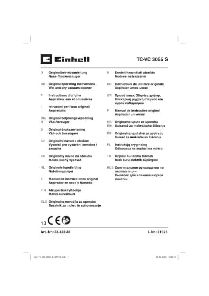 Einhell TC-VC 3055 S
