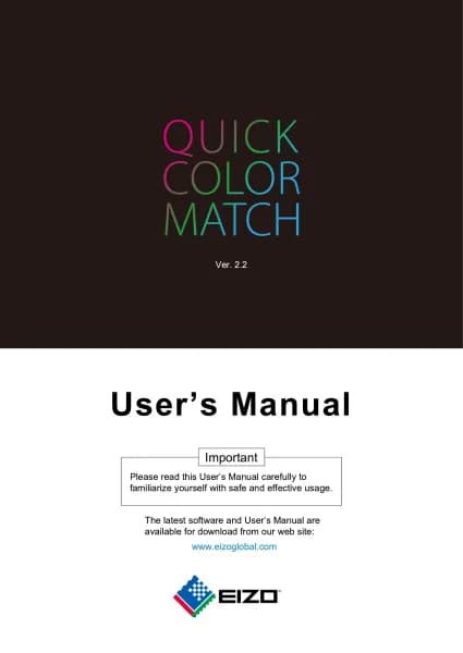 Eizo ColorEdge Quick Color Match