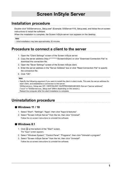 Eizo Screen InStyle Server