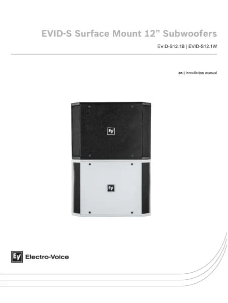 Electro-Voice EVID-S12.1