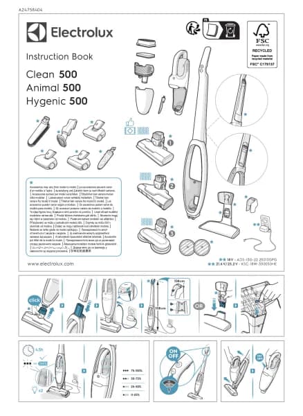 Electrolux Clean 500 ES52C212XN