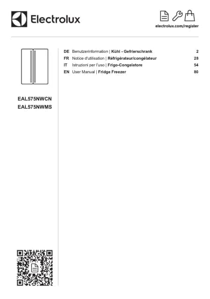 Electrolux EAL575NWMS