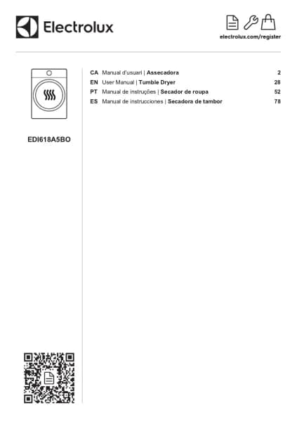 Electrolux EDI618A5BO