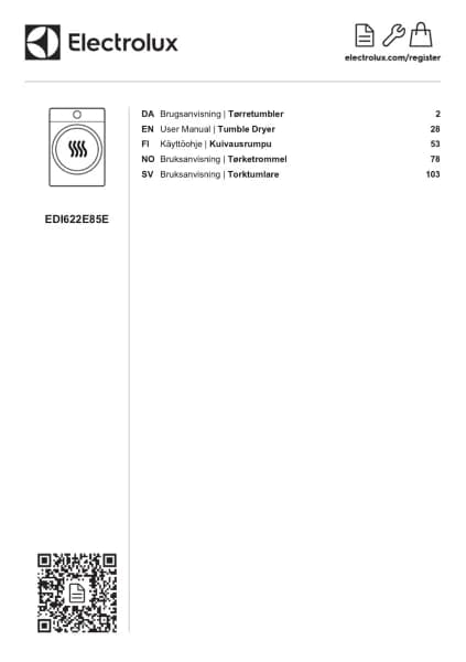 Electrolux EDI622E85E