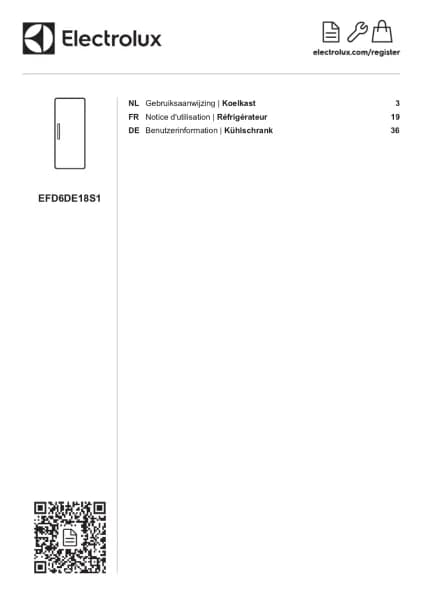 Electrolux EFD6DE18S1
