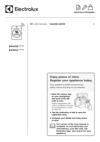 Electrolux EWW1043R7WC