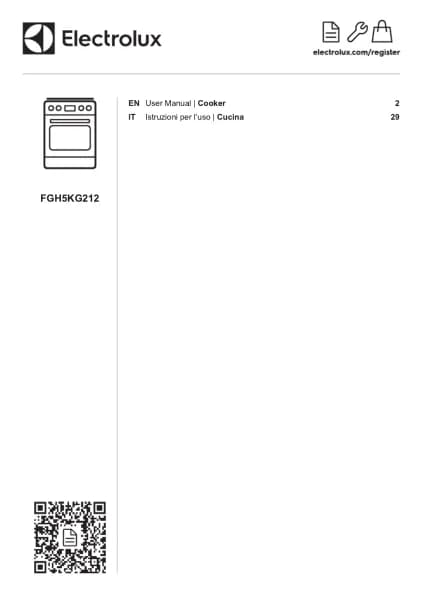 Electrolux FGH5KG212