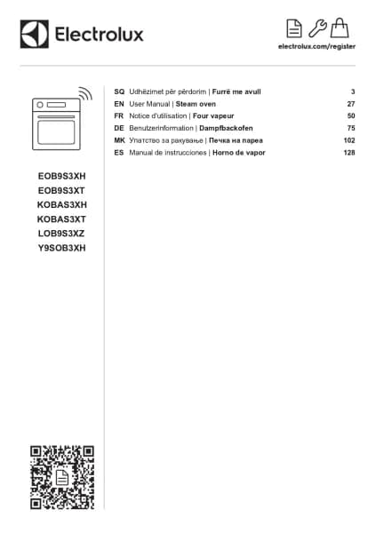 Electrolux KOBAS3XT