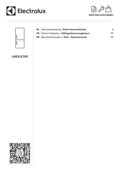 Electrolux LNS3LE18S