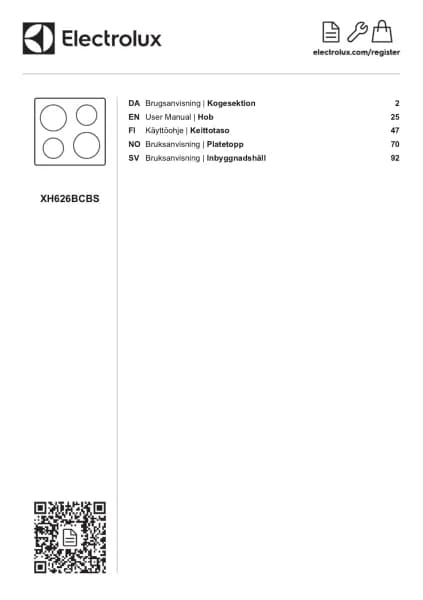 Electrolux XH626BCBS