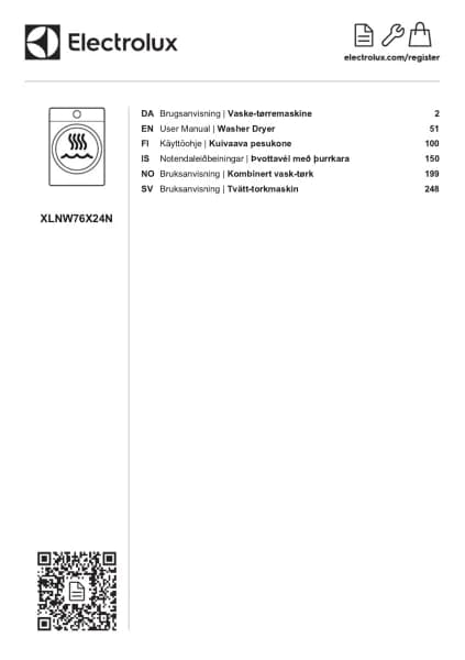 Electrolux XLNW76X24N