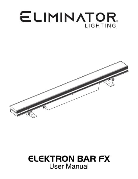 Eliminator Lighting Elektron Bar FX