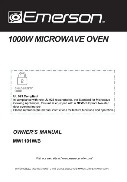 Emerson MW1101B