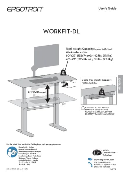 Ergotron WorkFit-DL 48