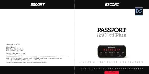 Escort Passport 8500ci Plus