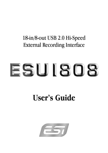 ESI ESU1808