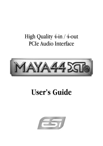 ESI MAYA44 XTe