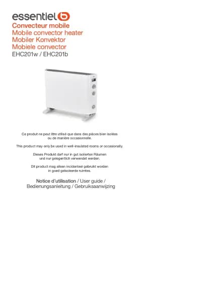 Essentiel B EHC201w