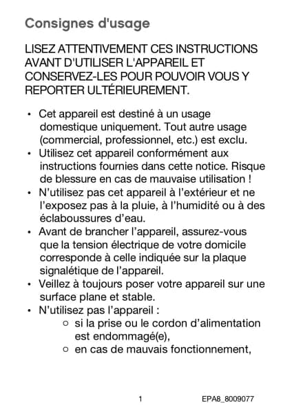 Essentiel B EPA 8