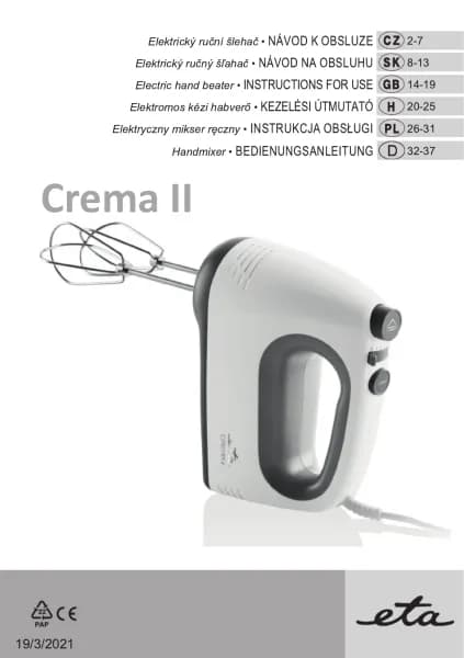 ETA Crema II 0052 90000
