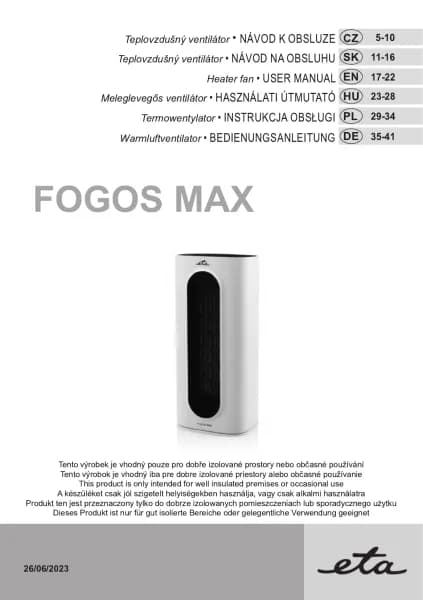 ETA Fogos Max