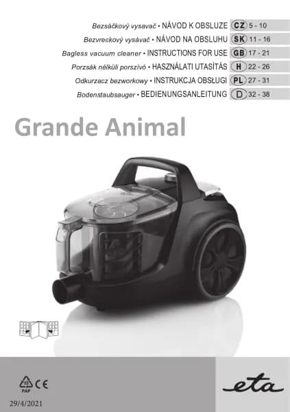 ETA Grande Animal 2223 90000