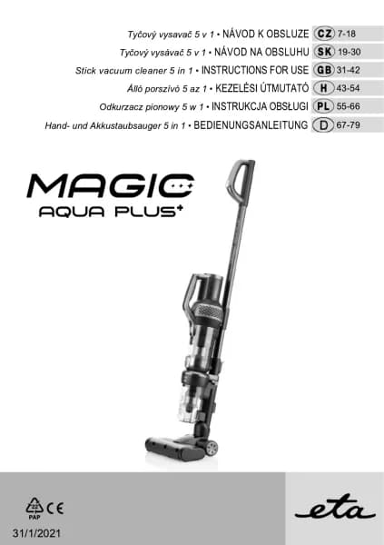 ETA Magic Aqua Plus 7236 90000