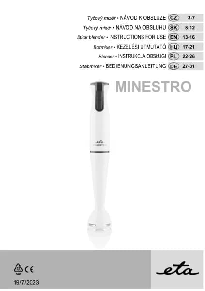ETA Minestro 0063 90000